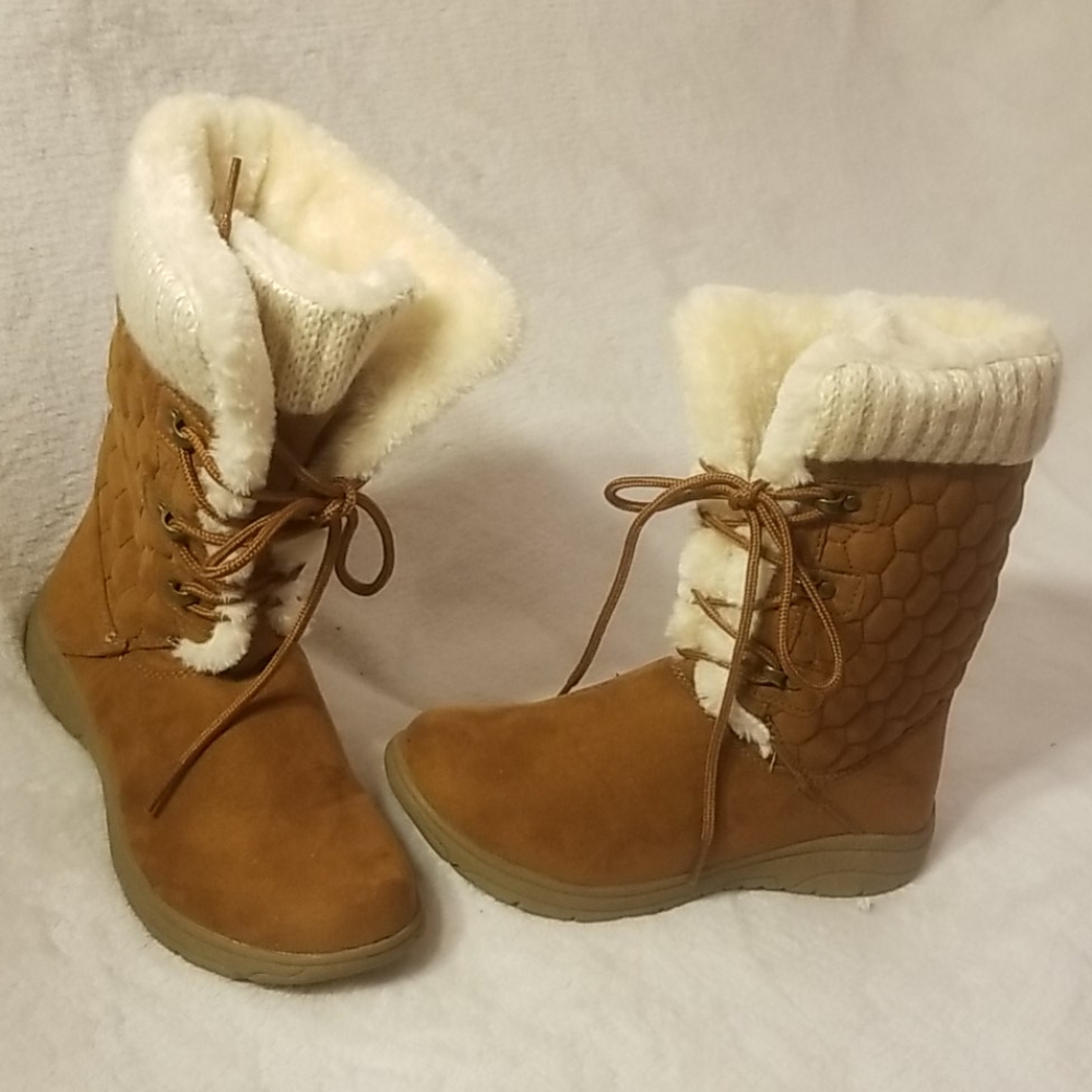Waterproof Lace-Up Winter Boots